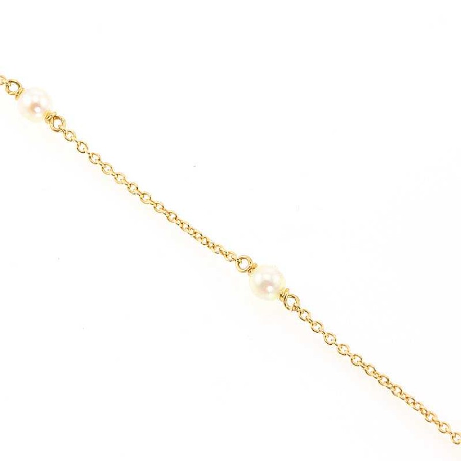 Pulsera Oro Amarillo Perlas | Pulsera oro amarillo perlas Clearance