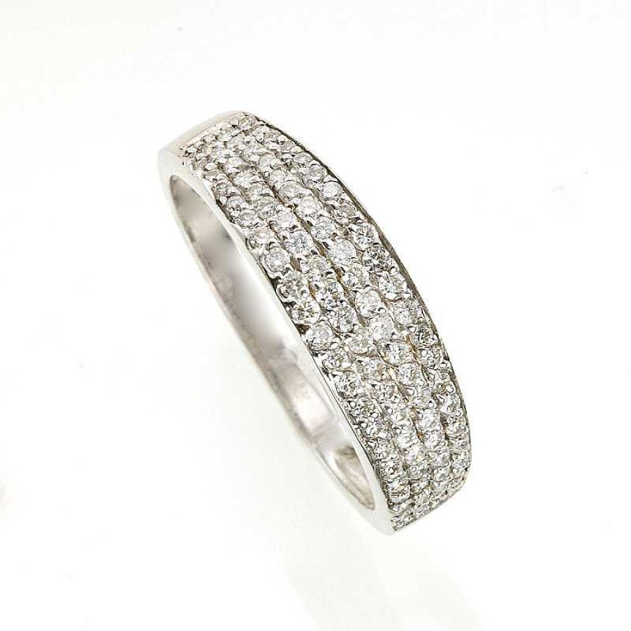 Anillo Oro Blanco Brillantes | Anillo oro blanco brillantes Clearance