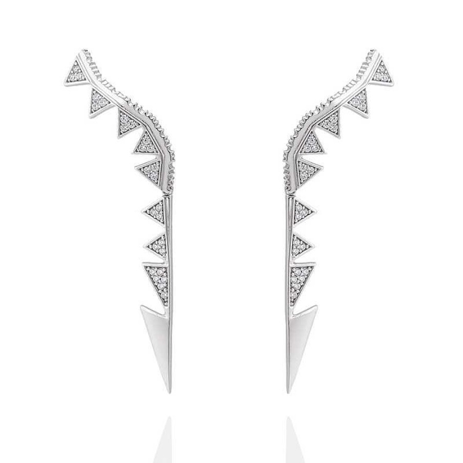 Pendientes Plata Alas Circonitas | Plata Best