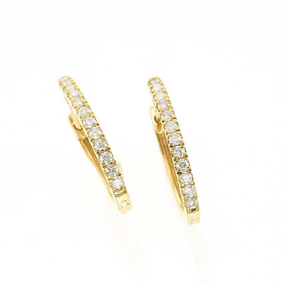 Pendientes Oro Amarillo Brillantes | Oro Clearance