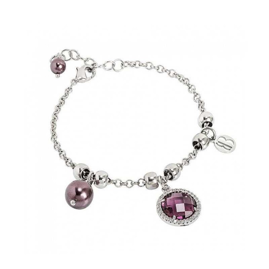 Boccadamo Pulsera Amatista | Plata Best