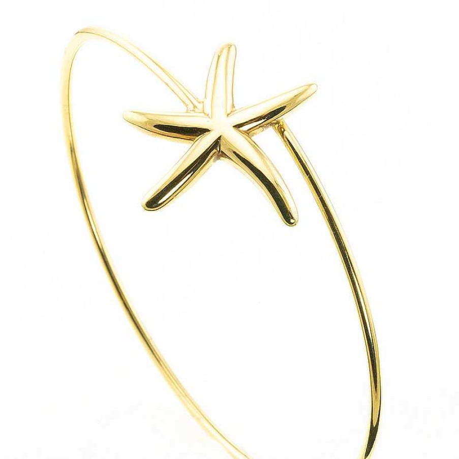 Pulsera En Oro Amarillo Estrella | Oro Online