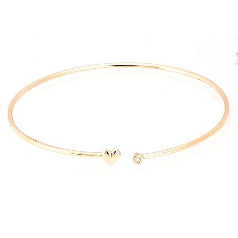 Pulsera Oro Amarillo Coraz N | Roibás Best