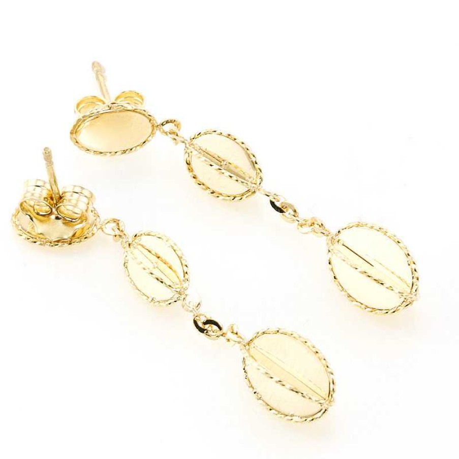 Pendientes Oro Amarillo Largos | Oro Online