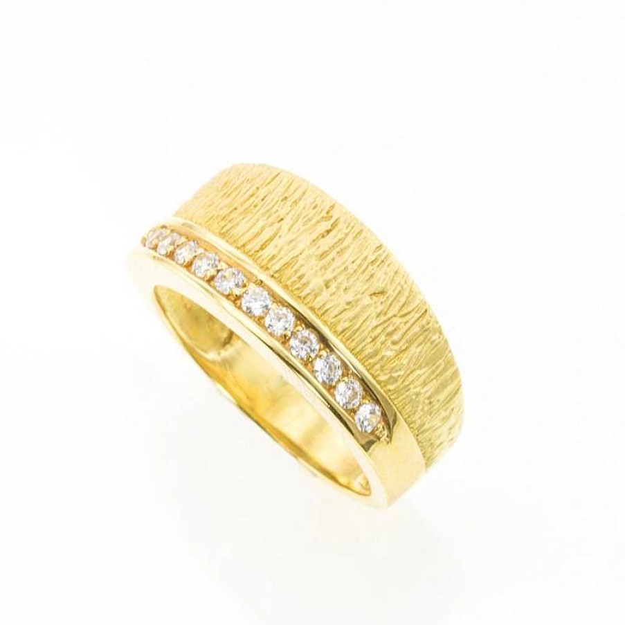 Anillo Oro Amarillo Circonitas | Oro Clearance