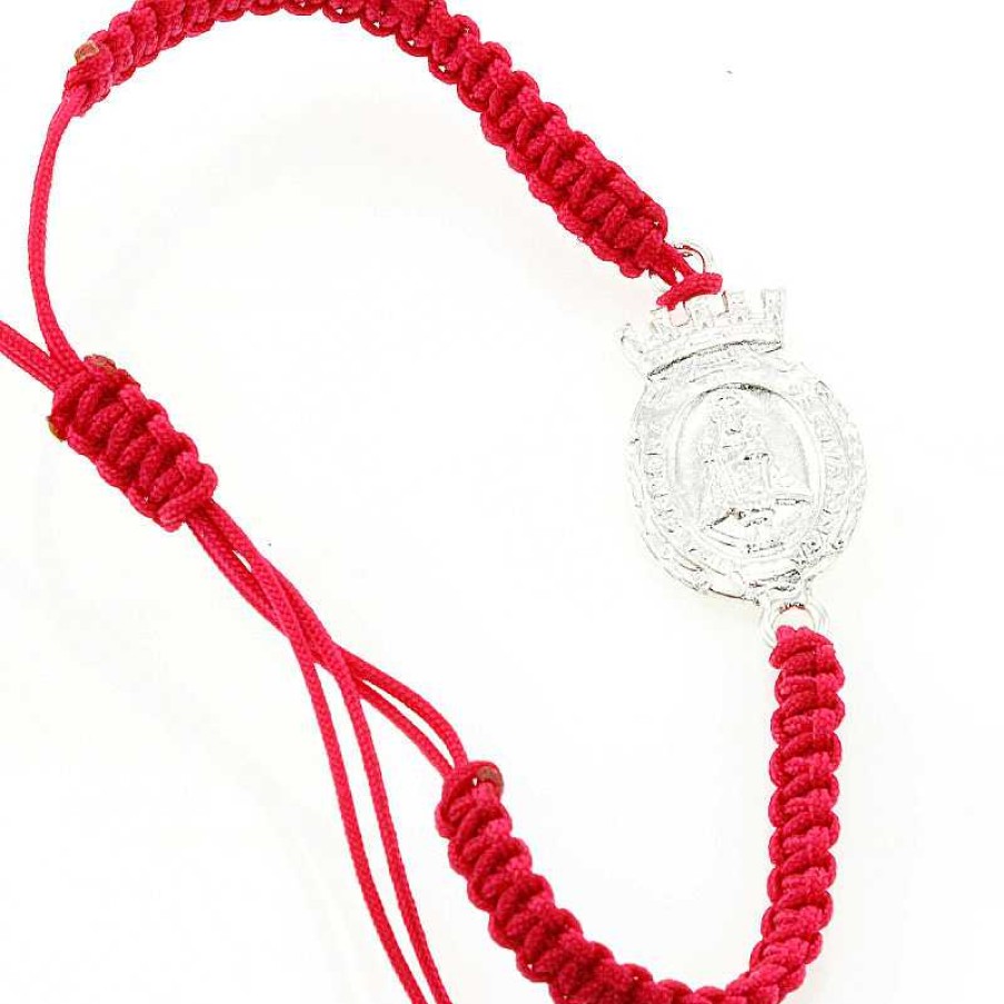 Pulsera Macram Roja Santina | Pulseras Online