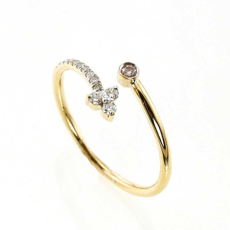 Anillo Oro Amarillo Brillantes 0.17 Quilates | Oro Best