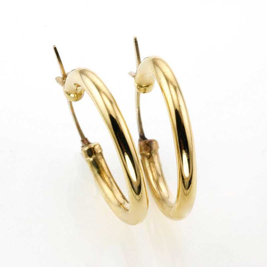 Pendientes Aretes Oro Amarillo Redondas | Oro Wholesale