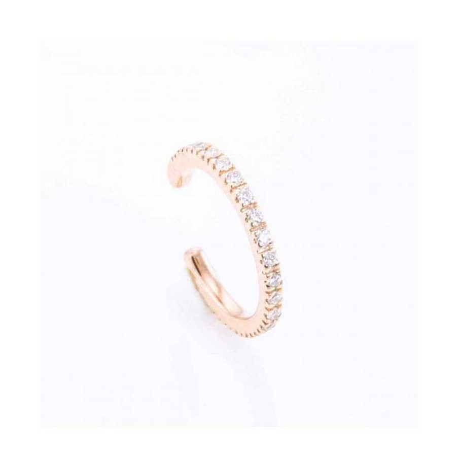 Ear Cuffs Oro Rosa Brillantes | Roibás Best