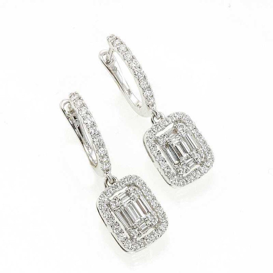 Pendientes Diamantes Baguettes | Roibás New