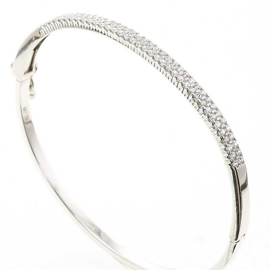 Pulsera Oro Blanco Circonitas | Circonitas Best