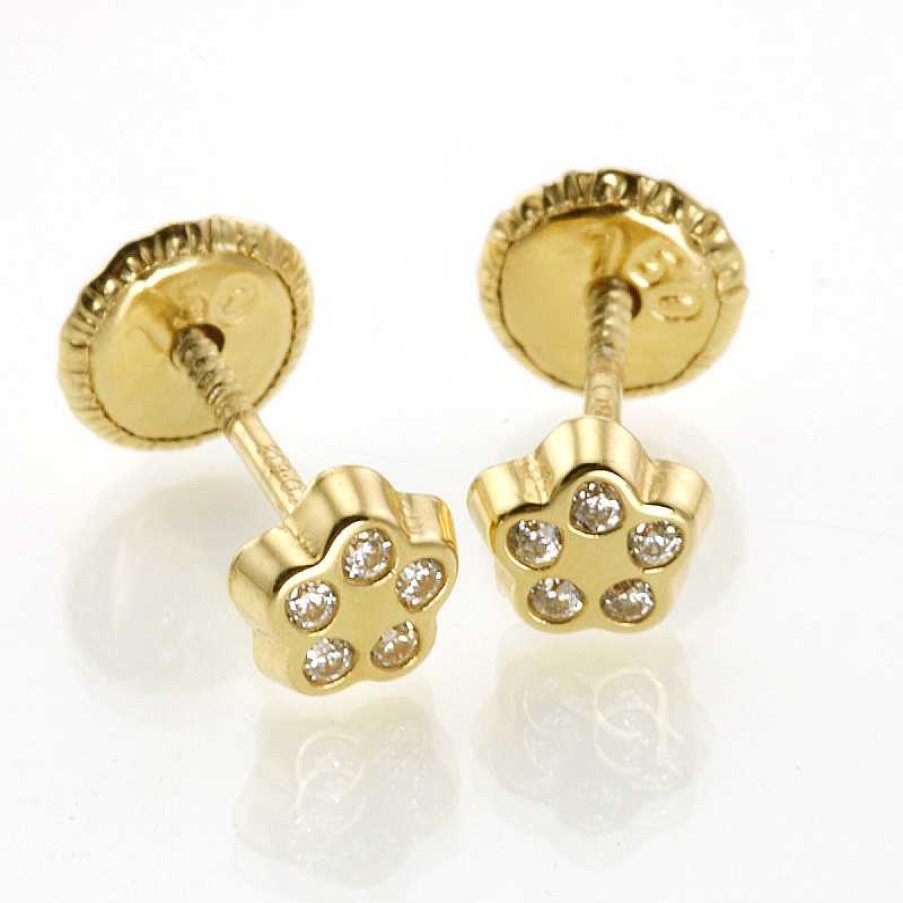 Pendientes Oro Amarillo Circonitas | Pendientes oro amarillo circonitas Best