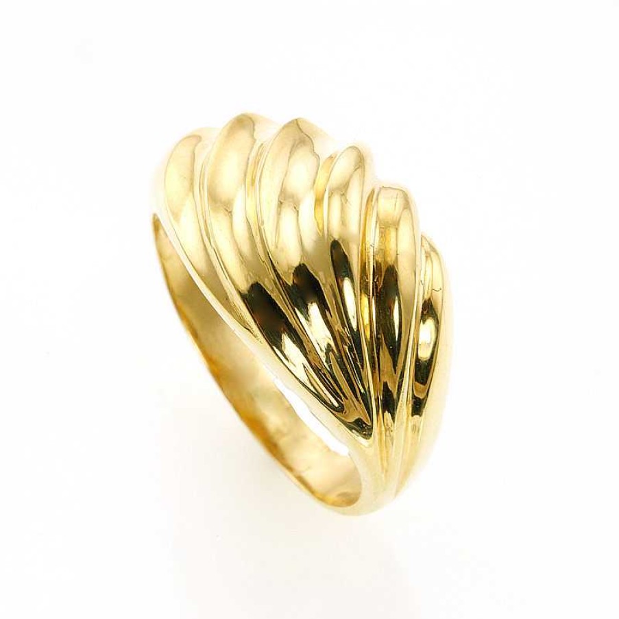 Anillo Oro Amarillo Ancho | Oro Wholesale