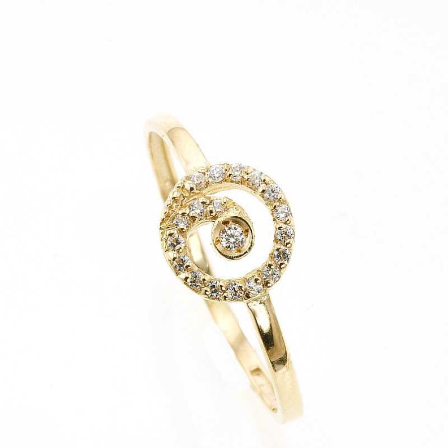 Anillo Oro Amarillo Circonitas | Oro Clearance