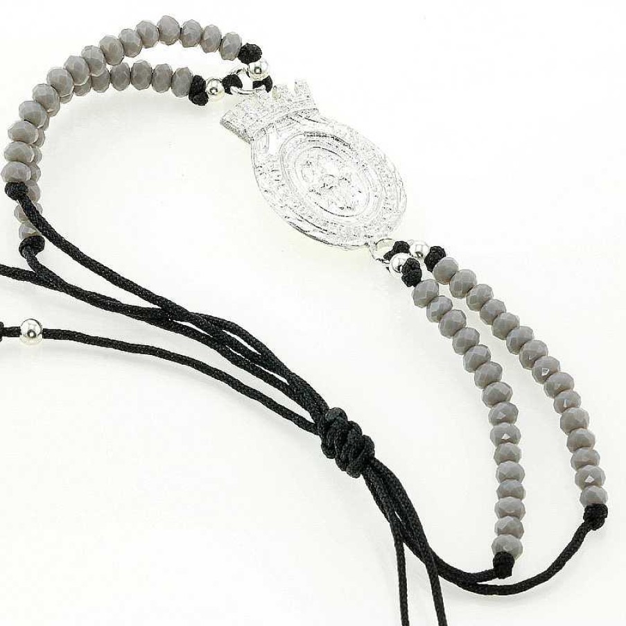 Pulsera Plata Santina Gris | Pulseras Best