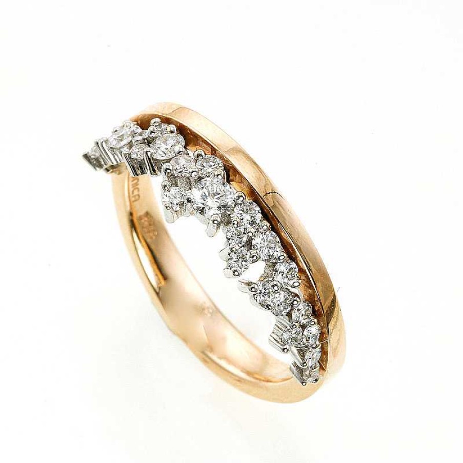 Anillo Oro Rosa Corona | Anillo oro rosa corona Best